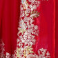 Rajwada Red Jimmy Choo Embellished Saree For Women