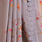 Rajwada Grey Georgette Embroidered Saree With Unstitched Blouse For Women