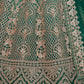 Rajwada Green Net Embellished Semi Stitched Lehenga With Unstitched Blouse for Women