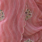 Rajwada Peach Embroidered Simmar Saree with Unstitched Blouse for Women