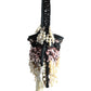 Rajwada Black Suede Embellished Potli For Women