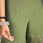 Rajwada Green Georgette Embellished Stitched Salwar Suit Set For Women