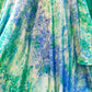 Rajwada - Sea Green and Blue Stitched Lehenga