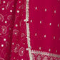 Rajwada Pink Silk Blend Embroidered Kurta Set For Women