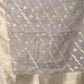 Rajwada Grey Woven Silk Blend Saree With Unstitched Blouse For Women