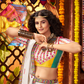 Rajwada White Silk Blend Printed Semi-Stitched Lehenga For Women