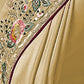 Rajwada Yellow Georgette Embroidered Elegant Saree For Women