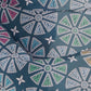 Rajwada Teal Chinon Printed Saree With Unstitched Blouse For Women