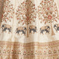 Rajwada Off White Silk Blend Embroidered Semi-Stitched Lehenga For Women