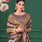 Rajwada Multicolour Silk Blend Woven Printed Saree For Women