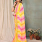 Rajwada Light Yellow Georgette Printed Saree For Women