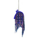 Rajwada Violet Suede Embellished Clutch For Women