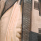 Rajwada Off White And Grey Cotton Linen Zari Work Saree For Women