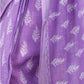 Rajwada Lavender Cotton Linen Zari Work Saree For Women