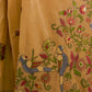 Rajwada Beige Cotton Blend Solid Saree For Women