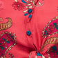 Rajwada Pink Linen Printed Stitched Co-Ord Set For Women