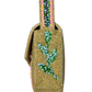 Rajwada Golden Jute Embellished Clutch For Women