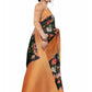 Rajwada Black Silk Blend Floral Printed Saree For Women