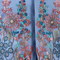 Rajwada Sky Blue Silk Blend Embroidered Stitched Kurta Set For Men