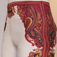 Rajwada Cream Linen Printed Stitched Co-Ord Set For Women