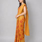 Yellow Banarasi Silk Embellished Saree