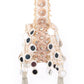 Rajwada White Suede Sequins, Mirror Work Potli For Women