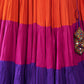 Rajwada Multicolor Viscose Rayon Stitched Lehenga Set For Women