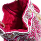 Rajwada Pink Velvet Embellished Potli For Women