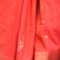 Rajwada Orange Soft Silk Woven Saree With Unstitched Blouse For Women