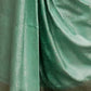 Rajwada Sea Green Silk Blend Woven Saree With Unstitched Blouse For Women