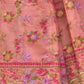 Rajwada Peach Organza Woven Saree With Unstitched Blouse For Women
