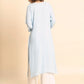 Rajwada Sky Blue Rayon Embroidered Kurti For Women