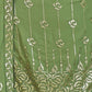 Rajwada Green Georgette Embellished Stitched Salwar Suit Set For Women