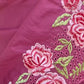 Rajwada Pink Organza Embroidered Saree With Unstitched Blouse For Women