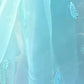 Rajwada Light Blue Organza Embroidered Saree With Unstitched Blouse For Women