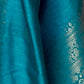 Rajwada Green Silk Blend Woven Saree With Unstitched Blouse for Women