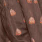 Rajwada Light Brown Linen Woven Saree With Unstitched Blouse For Women