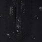 Rajwada Black Viscose Silk Embellished Stitched Kurta For Men
