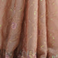 Rajwada Peach Crush Embellished Saree With Unstitched Blouse For Women