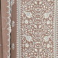 Rajwada Beige Georgette Embroidered Semi-Stitched Kurta Set For Women