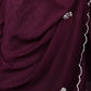 Rajwada Violet Silk Blend Embroidered Saree For Women