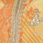 Rajwada Mustard Georgette Embellished Stitched Kurta Set For Women