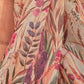 Rajwada Cream Linen Printed Saree With Unstitched Blouse For Women