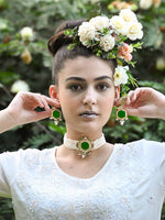 Rajwada - Green Choker set