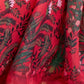 Rajwada Red Satin Printed Saree With Unstitched Blouse For Women