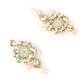 Rajwada Green Meenkari And Kundan Embellished Neck Piece For Women