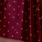 Rajwada Magenta Silk Blend Woven Saree With Unstitched Blouse For Women