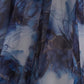 Rajwada Navy Blue Organza Silk Floral Digital Print Stitched Kurta Set For Women