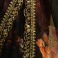 Rajwada Black Georgette Printed Saree For Women