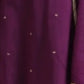 Rajwada Purple Viscose Chanderi Embriodered Stitched Kurta Set For Women